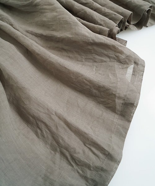suzuki takayuki スズキタカユキ band-sleeve dress [S261-23/lead grey］バンドスリーヴドレス