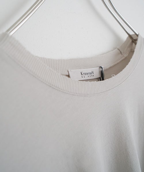 KristenseN DU NORDクリステンセンドゥノルドT-shirt [M-171/03chalk] ティーシャツ