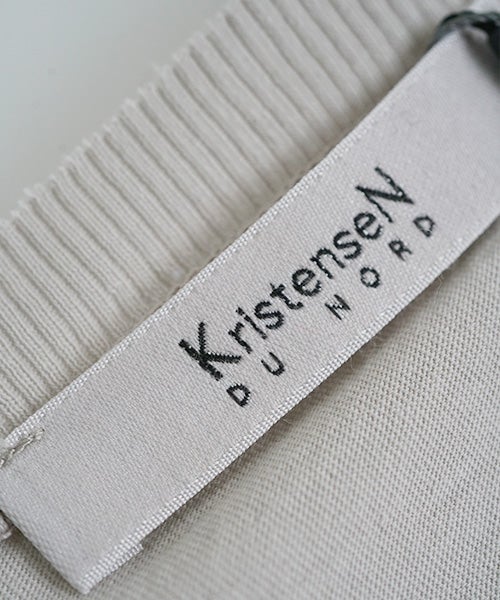 KristenseN DU NORDクリステンセンドゥノルドT-shirt [M-171/03chalk] ティーシャツ
