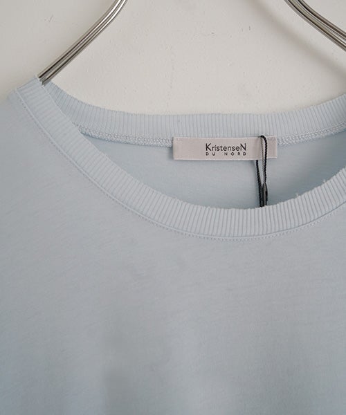 KristenseN DU NORDクリステンセンドゥノルドT-shirt [M-171/06sky blue] ティーシャツ
