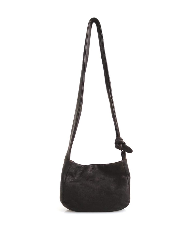 VUm PRODUCT B22 mini sash bag deer leather / dark brown