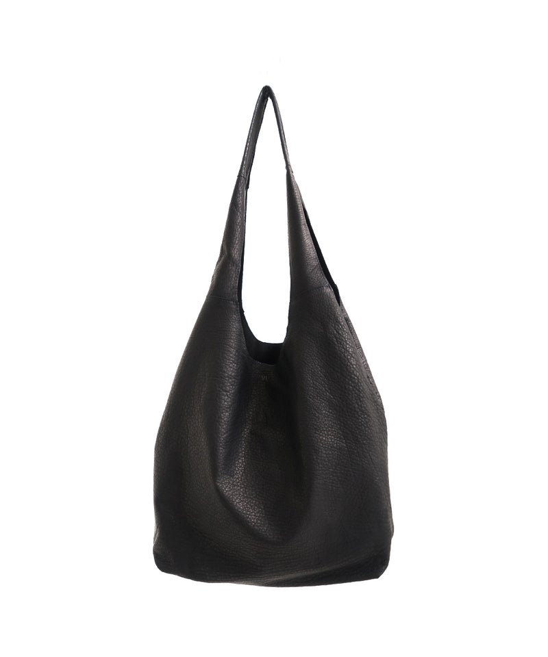 ディアレザー パッカブルトートバッグ BLACK