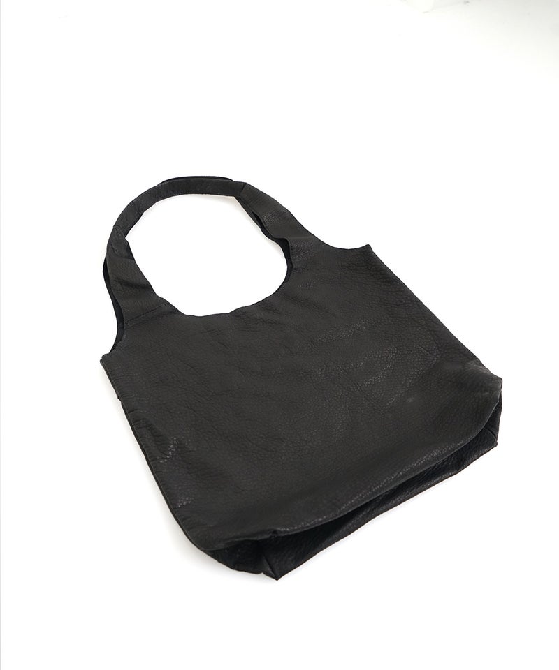VUm PRODUCT B23 packable tote deer leather / black