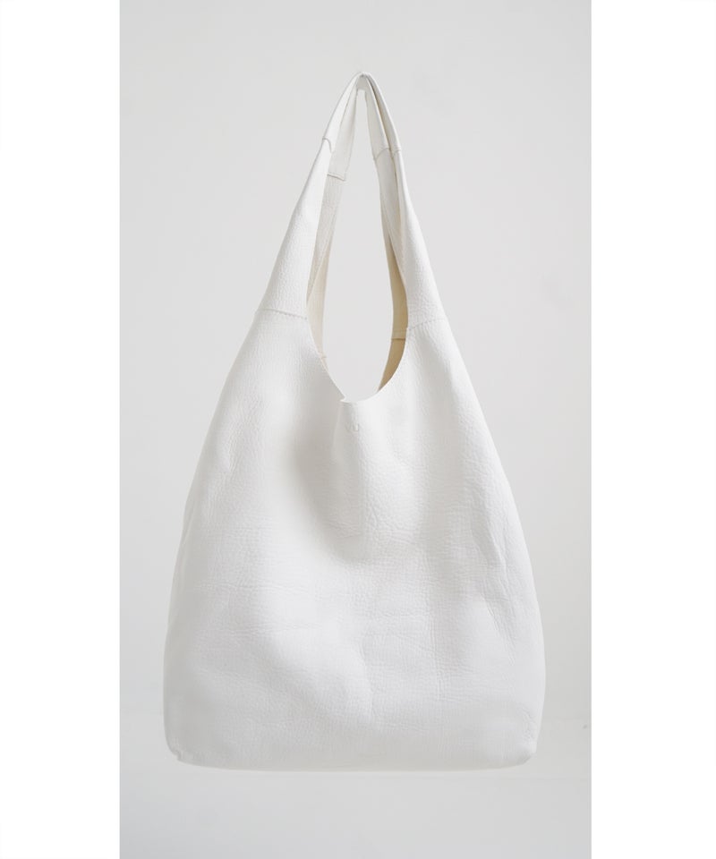  VUm PRODUCT B23 packable tote deer leather / white