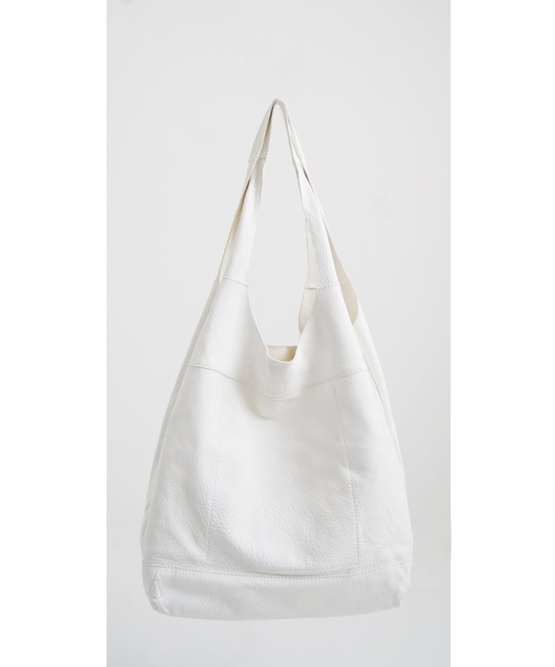  VUm PRODUCT B23 packable tote deer leather / white