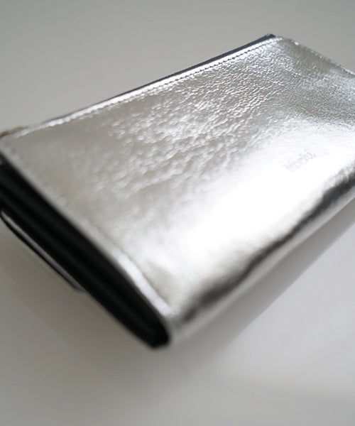 Mochiモチlong wallet (ma-pro-09 /silver)鹿革/ロングウォレット