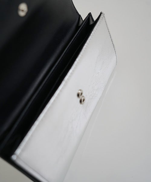 Mochiモチlong wallet (ma-pro-09 /silver)鹿革/ロングウォレット