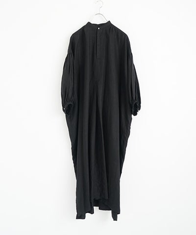 suzuki takayukiスズキタカユキpuff-sleeve dress [black] 