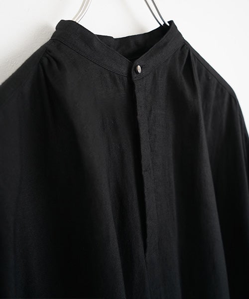 suzuki takayukiスズキタカユキpuff-sleeve dress [black] 