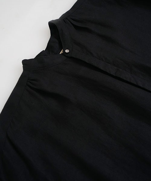 suzuki takayukiスズキタカユキpuff-sleeve dress [black] 