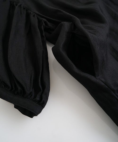 suzuki takayuki スズキタカユキ puff-sleeve dress [S231-24/black]