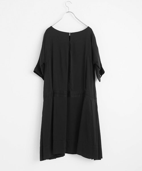 suzuki takayuki スズキタカユキ puff-sleeve dress [S231-24/black]