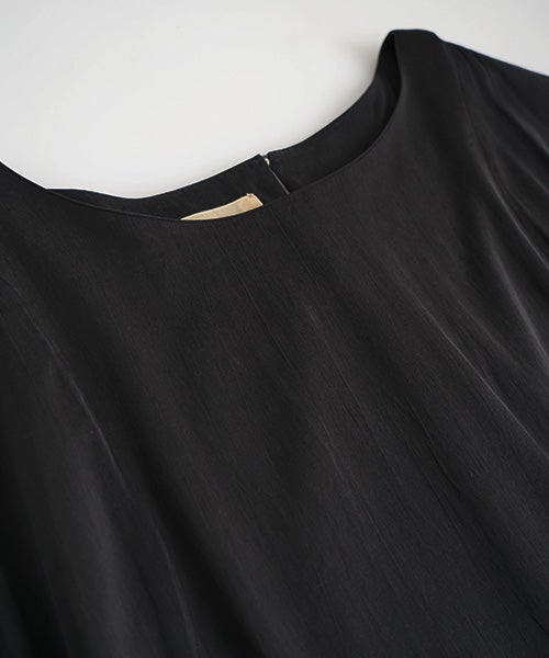 suzuki takayuki スズキタカユキ puff-sleeve dress [S231-24/black]