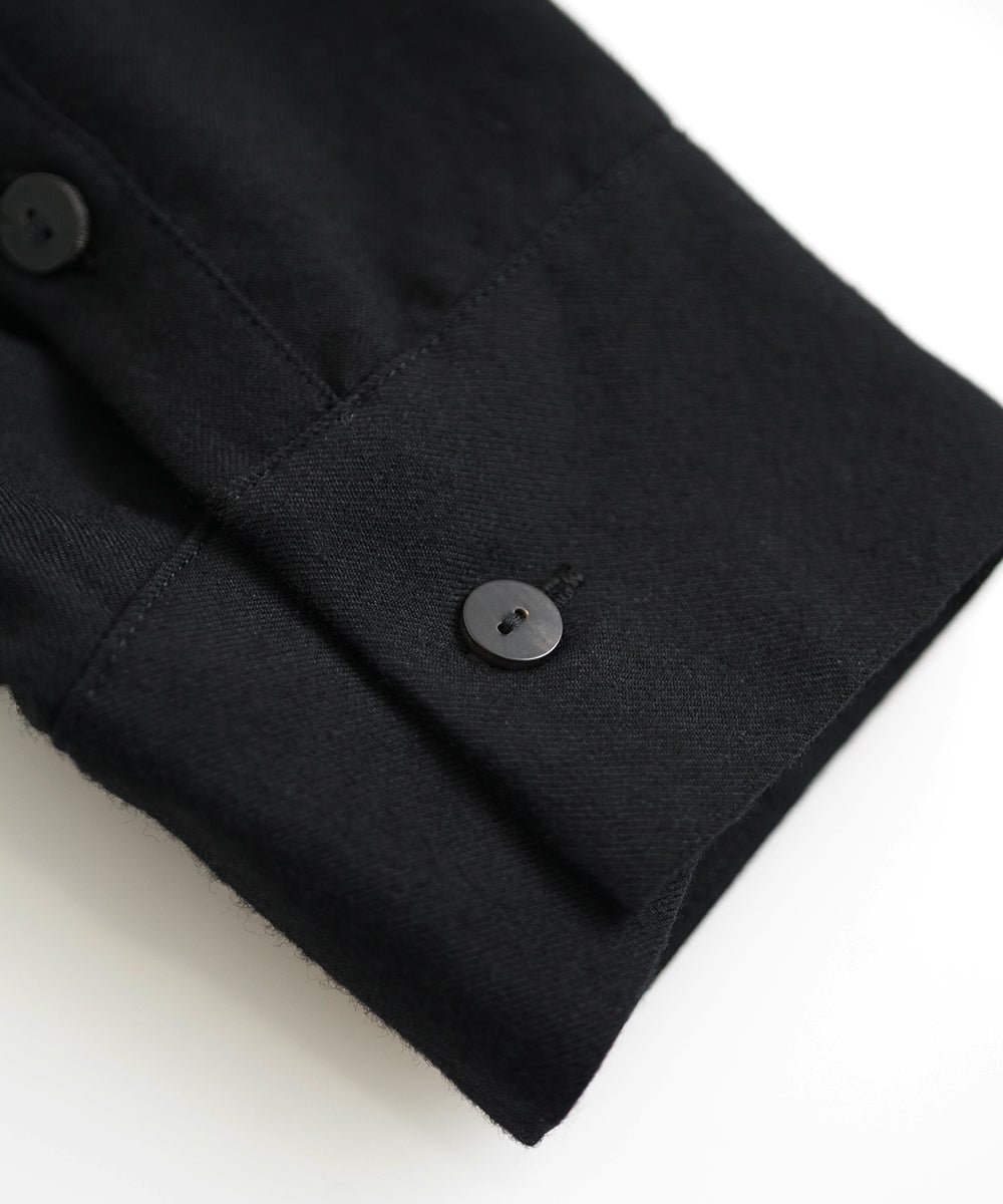 VUm wide shirt [BLACK］vum-sht-011