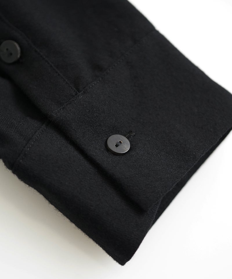 VUm wide shirt [BLACK］vum-sht-011