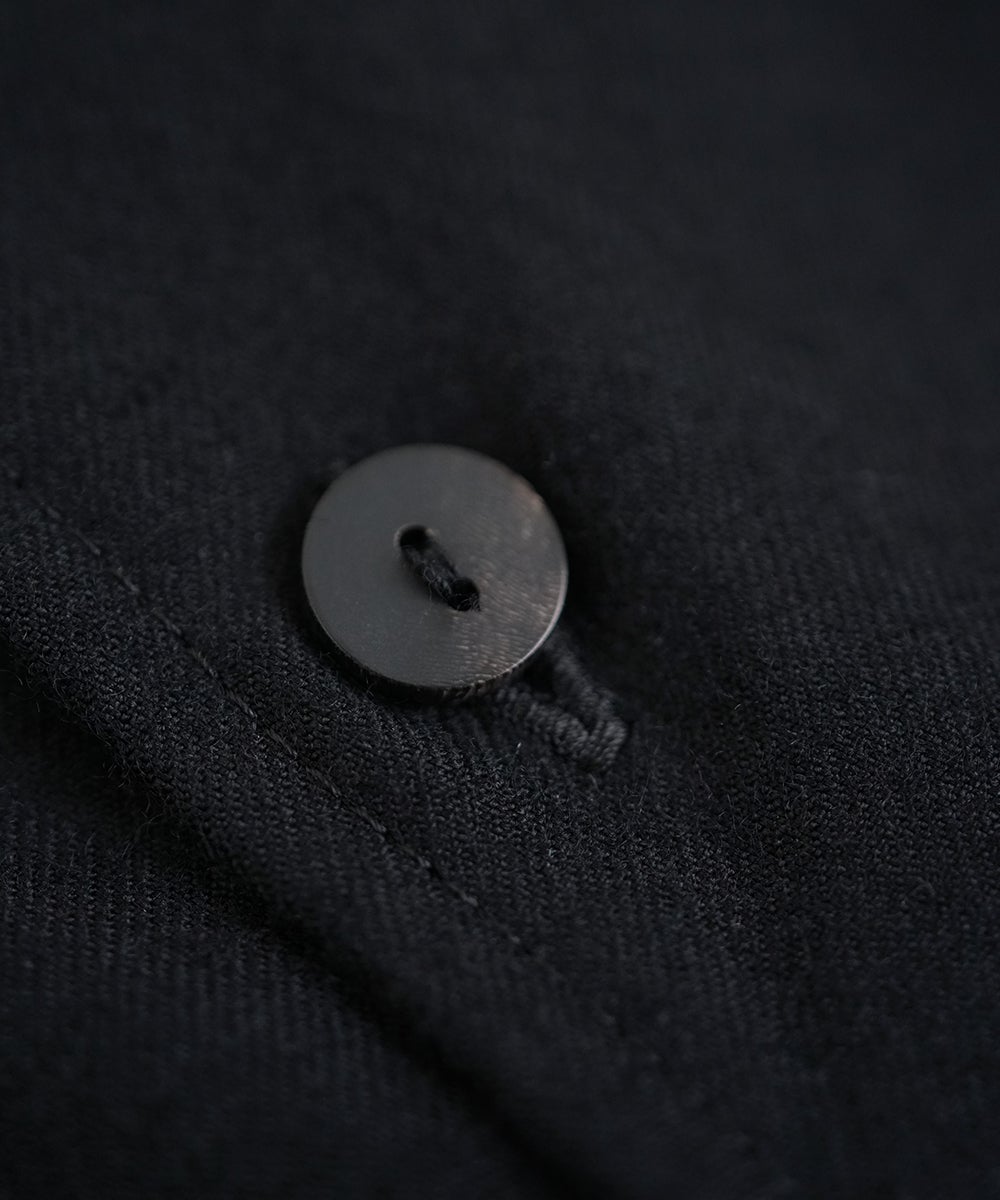 VUm wide shirt [BLACK］vum-sht-011