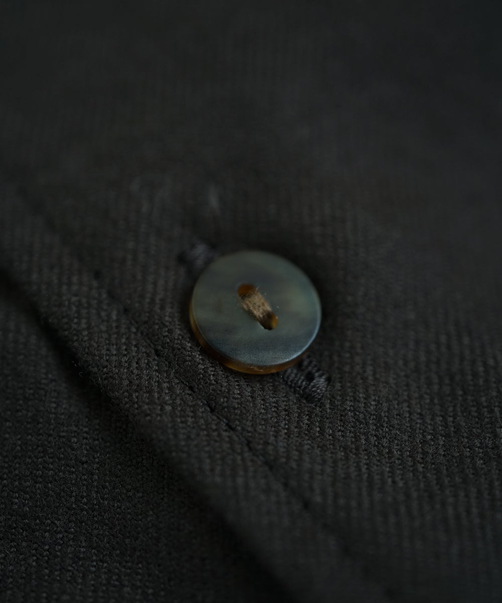 VUm wide shirt [DARK BROWN］vum-sht-011
