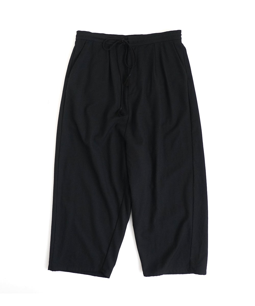 VUm wide silhouette pants WOOL / BLACK