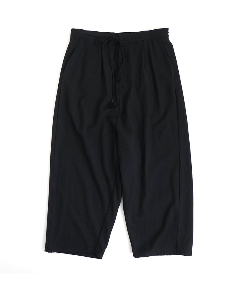 VUm wide silhouette pants WOOL / BLACK