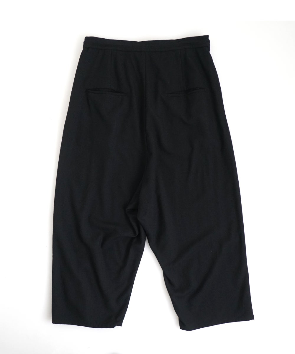VUm wide silhouette pants WOOL / BLACK