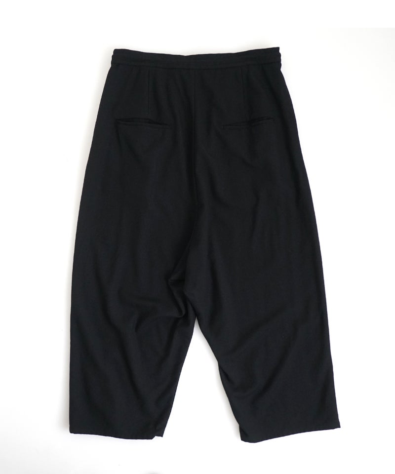 VUm wide silhouette pants WOOL / BLACK