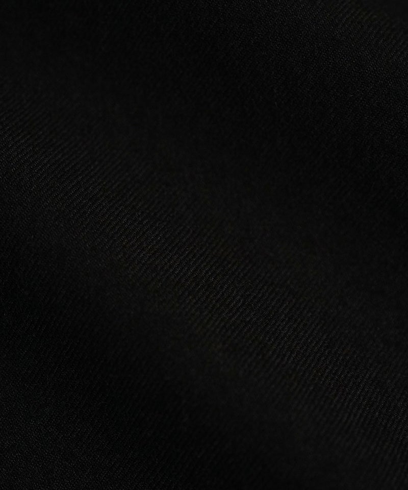 VUm wide silhouette pants WOOL / BLACK