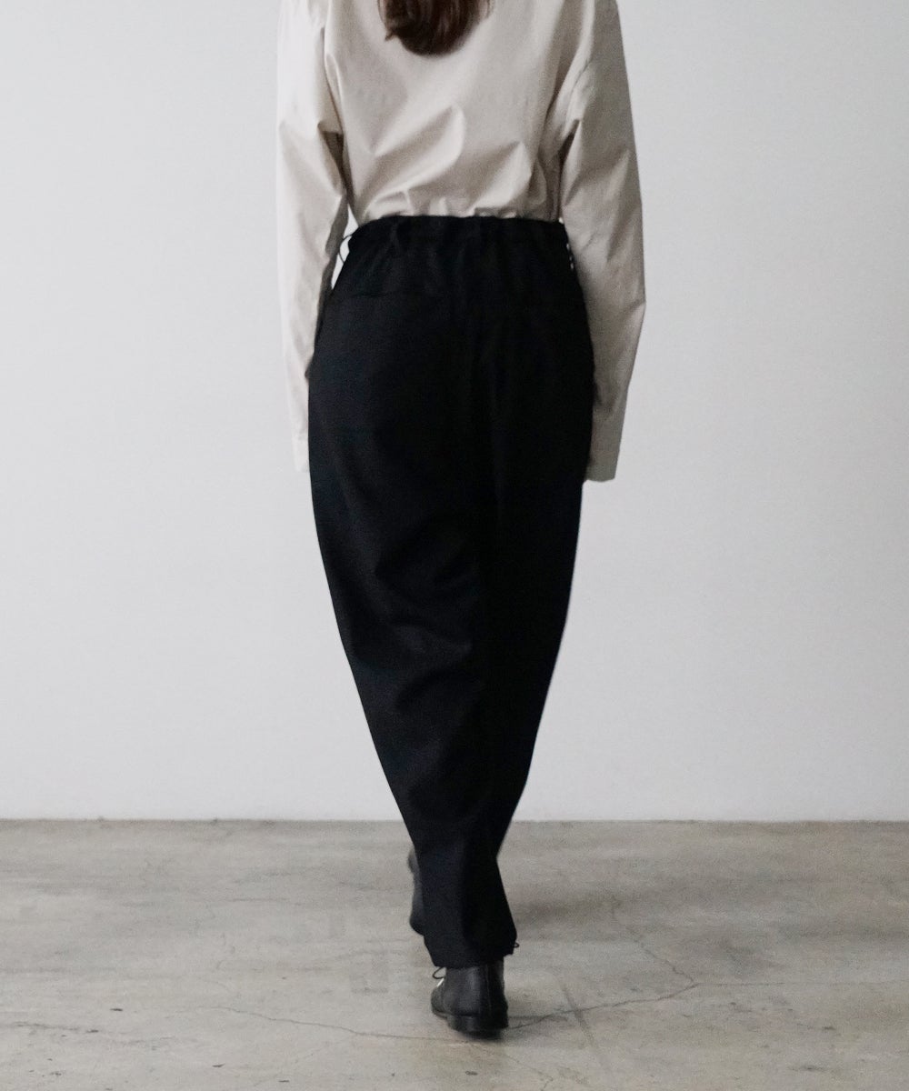 VUm tapered pants FLANNEL WOOL / BLACK vu-pnt-001