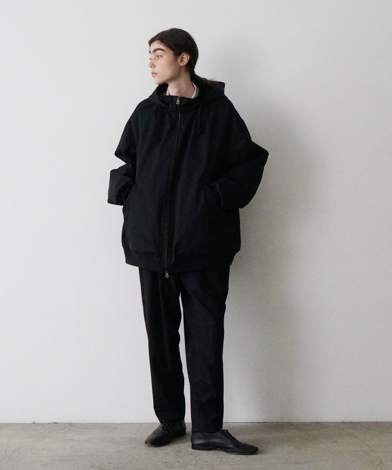 VUm tapered pants FLANNEL WOOL / BLACK vu-pnt-001
