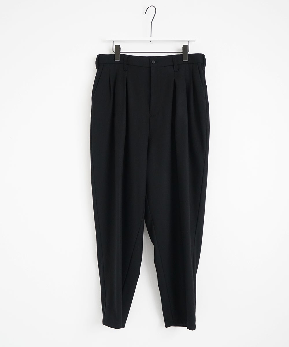 VUm tapered pants FLANNEL WOOL / BLACK vu-pnt-001