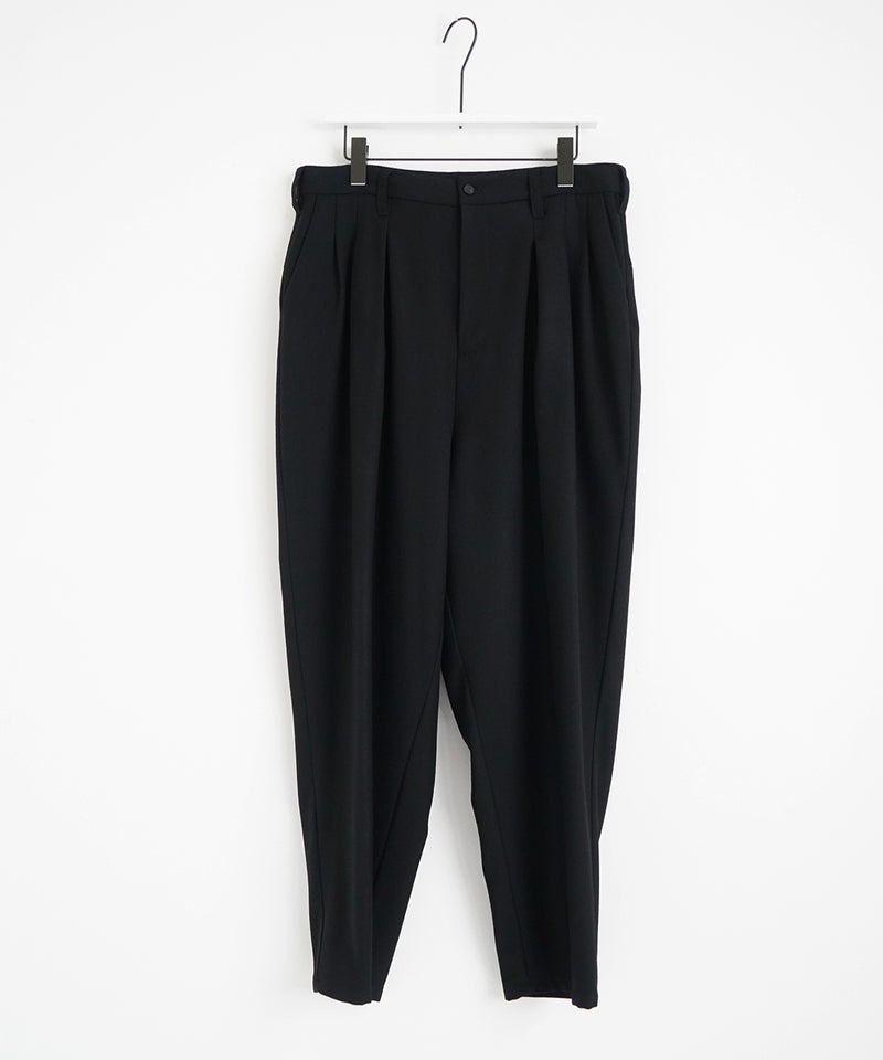 VUm tapered pants FLANNEL WOOL / BLACK vu-pnt-001