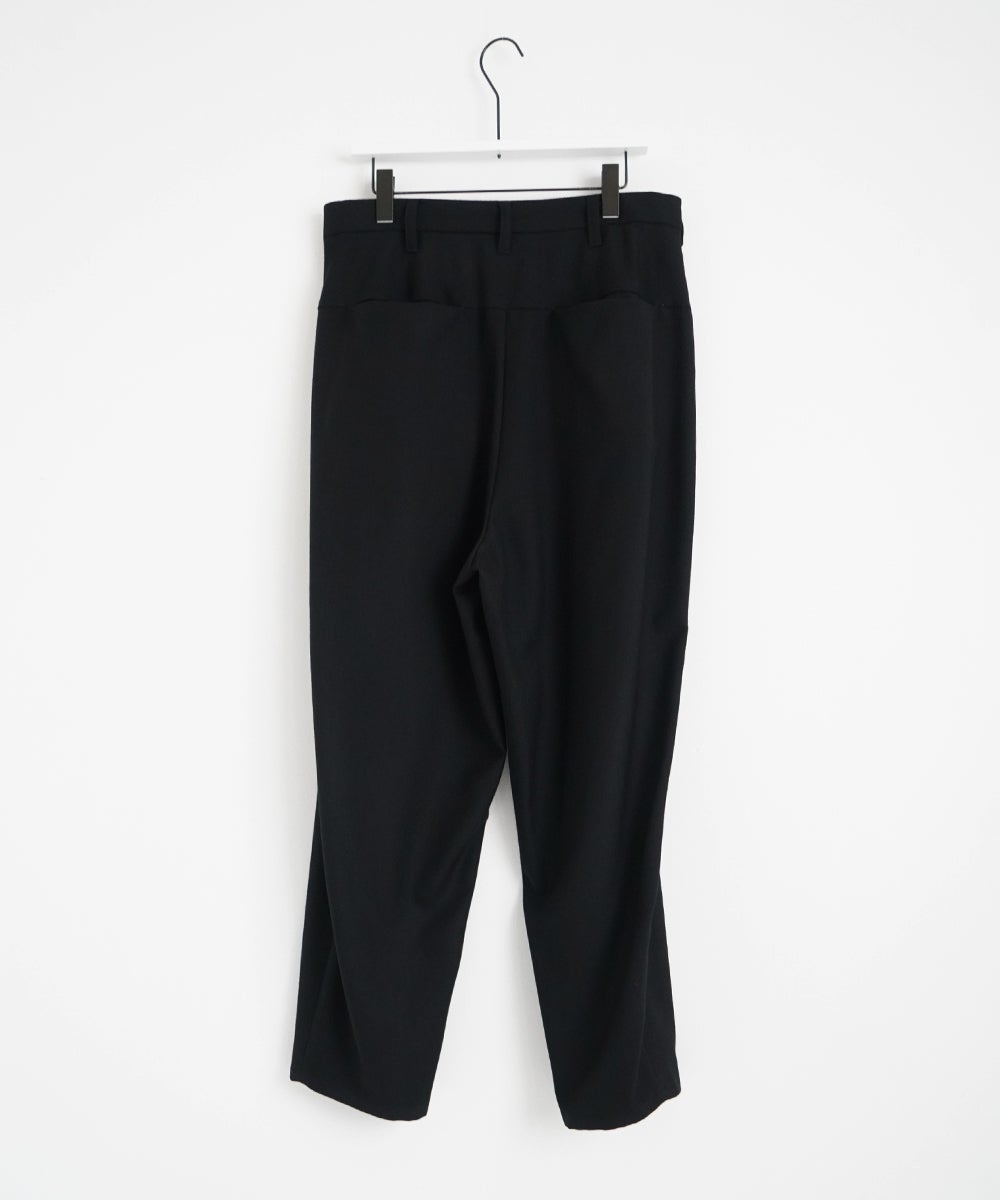 VUm tapered pants FLANNEL WOOL / BLACK vu-pnt-001