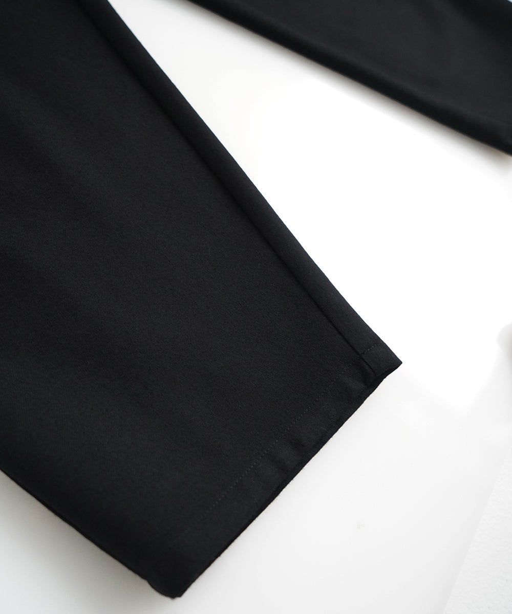 VUm tapered pants FLANNEL WOOL / BLACK vu-pnt-001