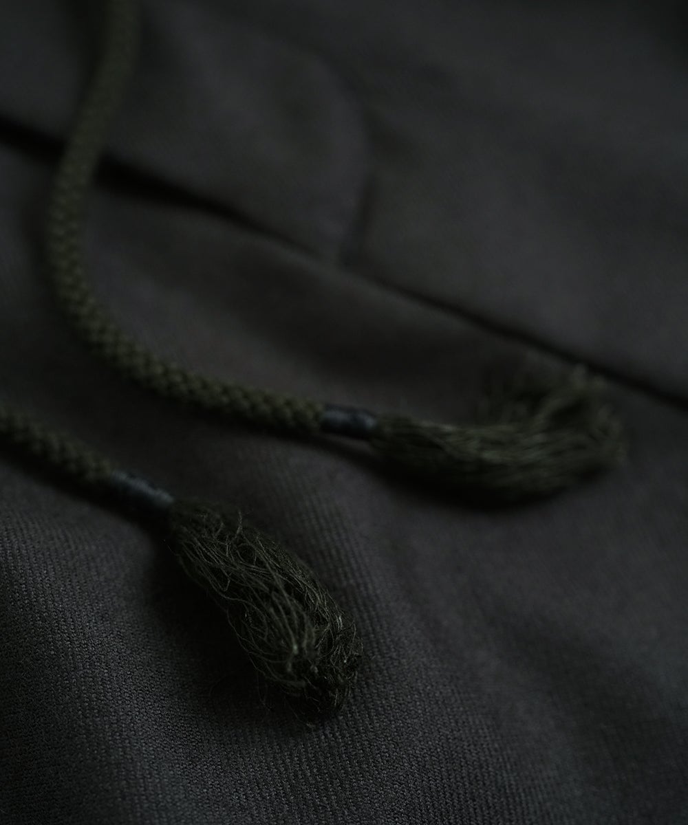 VUm wide silhouette pants WOOL / DARK BROWN