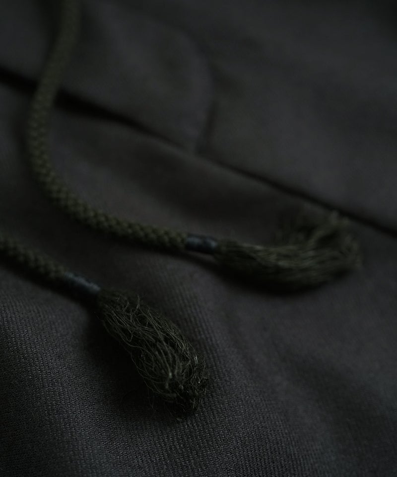 VUm wide silhouette pants WOOL / DARK BROWN