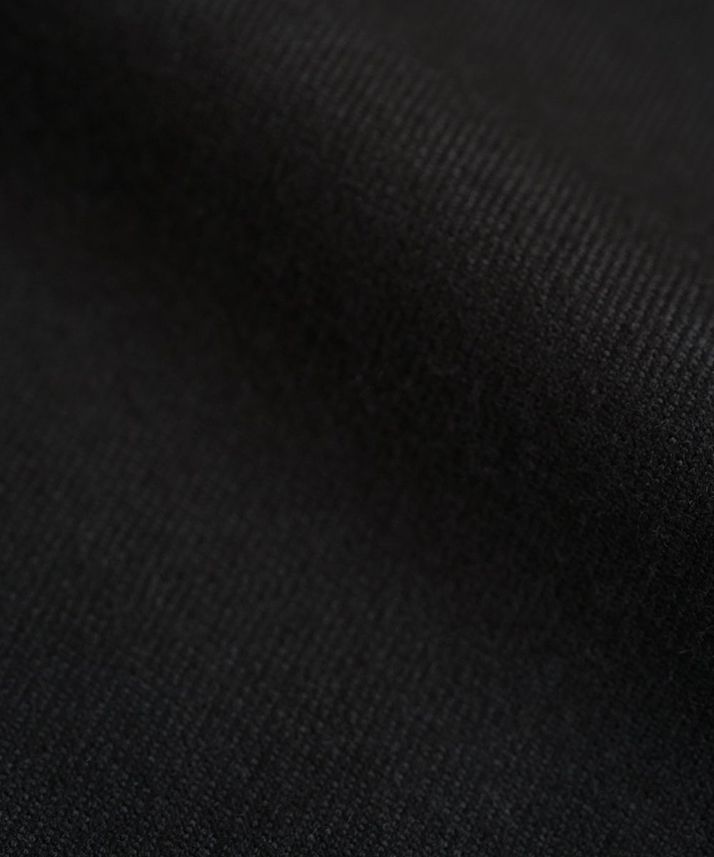 VUm wide silhouette pants WOOL / DARK BROWN