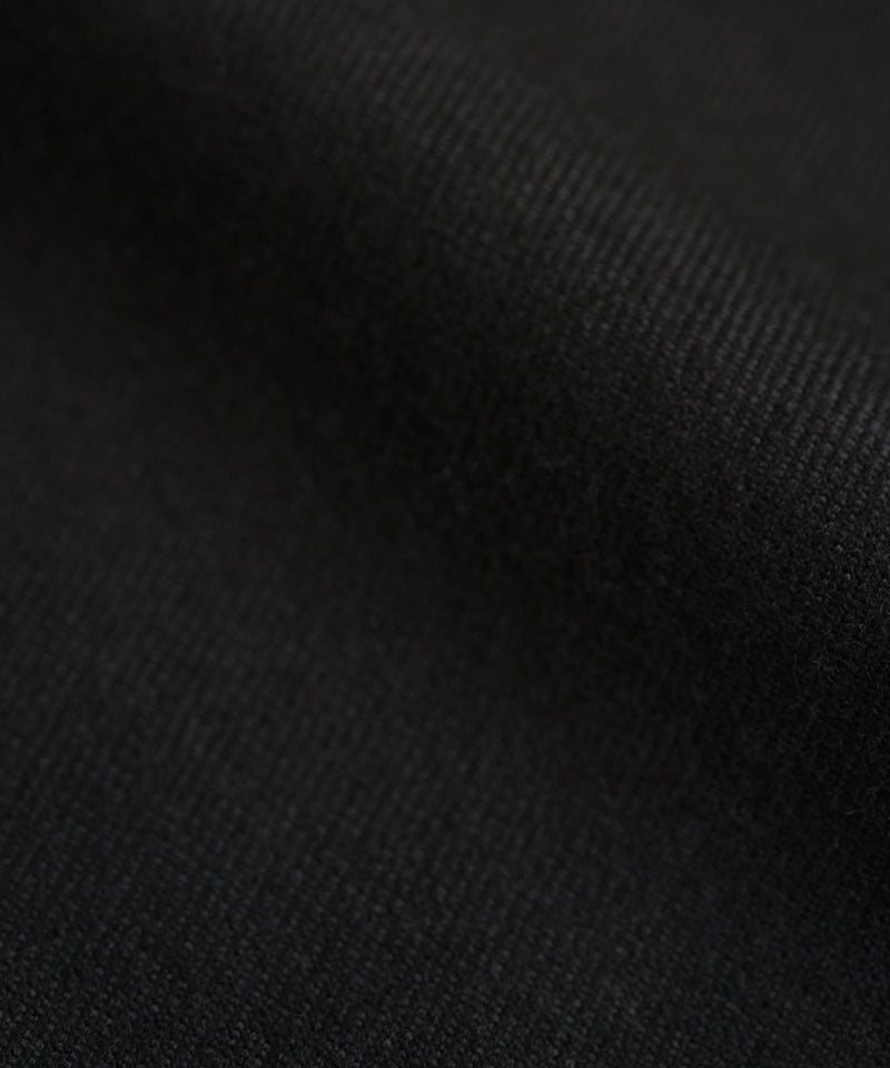 VUm wide silhouette pants WOOL / DARK BROWN