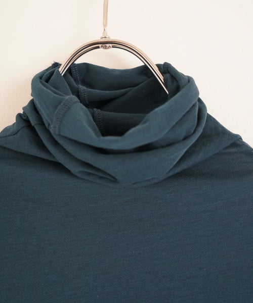 suzuki takayukiスズキタカユキturtle-neck t-shirt ［T002-10/fir green]