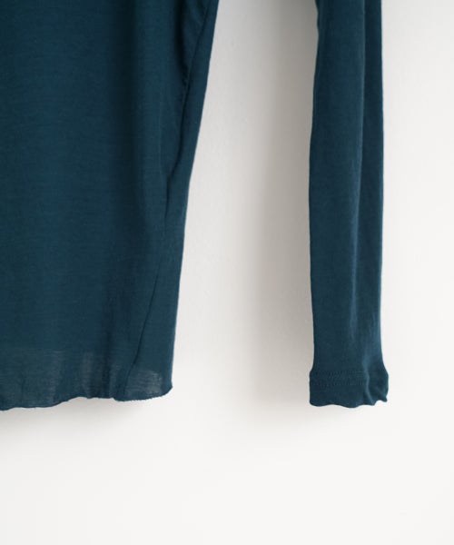 suzuki takayukiスズキタカユキturtle-neck t-shirt ［T002-10/fir green]