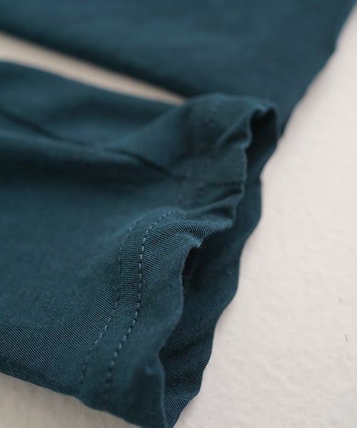 suzuki takayukiスズキタカユキturtle-neck t-shirt ［T002-10/fir green]