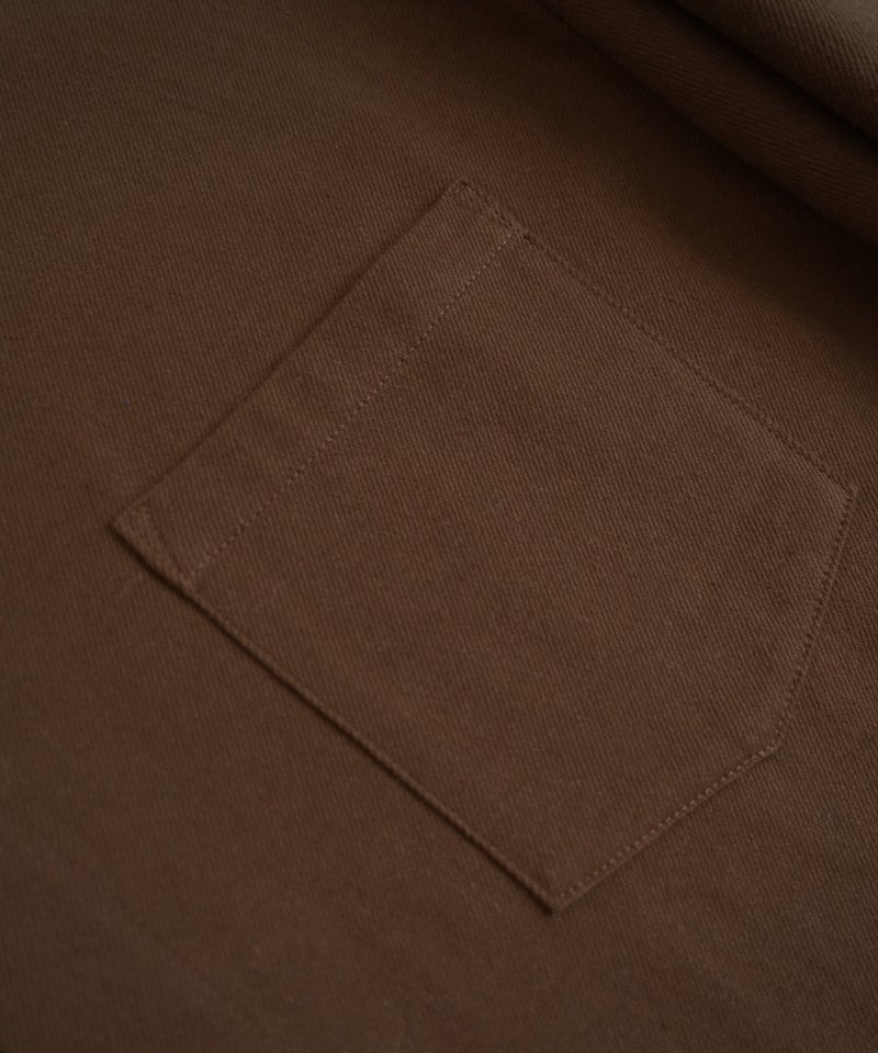  VUm wide stand collar shirts COTTON WOOL / OFF WHITE vu-sht-008