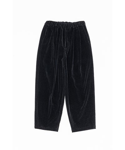 OKO SAKAMOTO / ヨーコサカモトDOUBLE PLEATED WIDE EASY PANTS (BLACK) YS - 26AW - 26