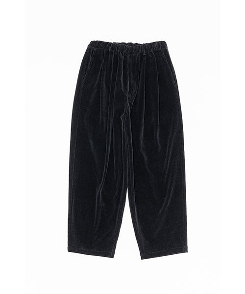 OKO SAKAMOTO / ヨーコサカモトDOUBLE PLEATED WIDE EASY PANTS (BLACK) YS - 26AW - 26