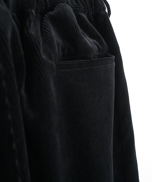 OKO SAKAMOTO / ヨーコサカモトDOUBLE PLEATED WIDE EASY PANTS (BLACK) YS - 26AW - 26