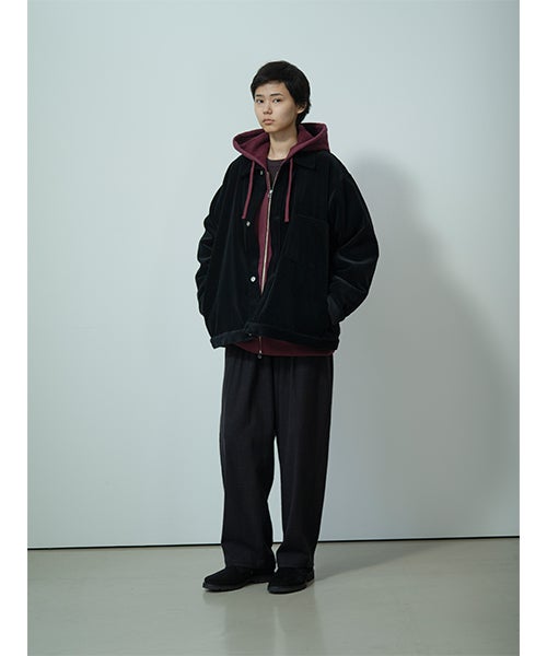 YOKO SAKAMOTOヨーコサカモト WORK BLOUSE[BLACK] YS - 26AW - 24
