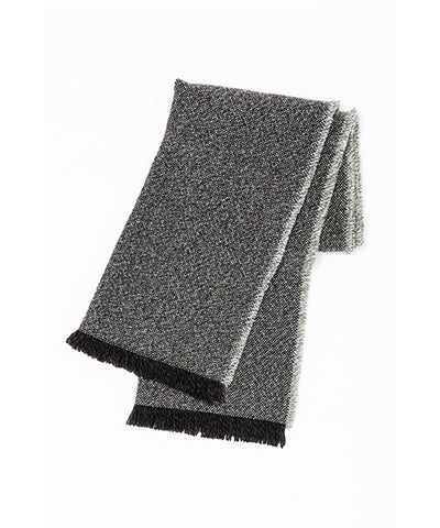 YOKO SAKAMOTO ヨーコサカモトWOOL LONG SCARF/CHARCOAL GRAY　YS - 26AW - SCARF - LONG - WO