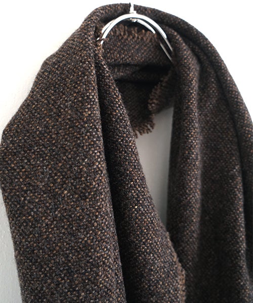 YOKO SAKAMOTO ヨーコサカモトWOOL LONG SCARF/BROWN　YS - 26AW - SCARF - LONG - WO