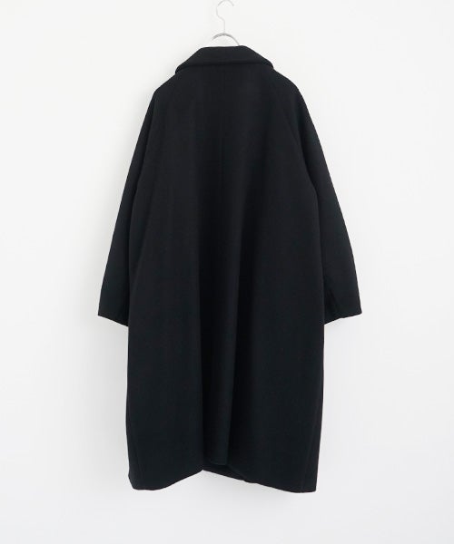 Mochiモチpadded collar coat [black/ma26-co-02]