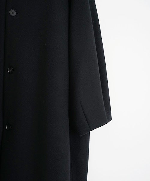 Mochiモチpadded collar coat [black/ma26-co-02]