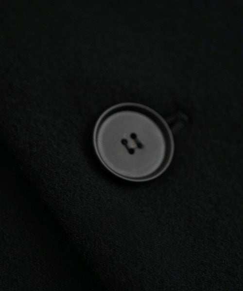 Mochiモチpadded collar coat [black/ma26-co-02]