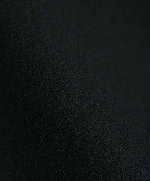 Mochiモチpadded collar coat [black/ma26-co-02]
